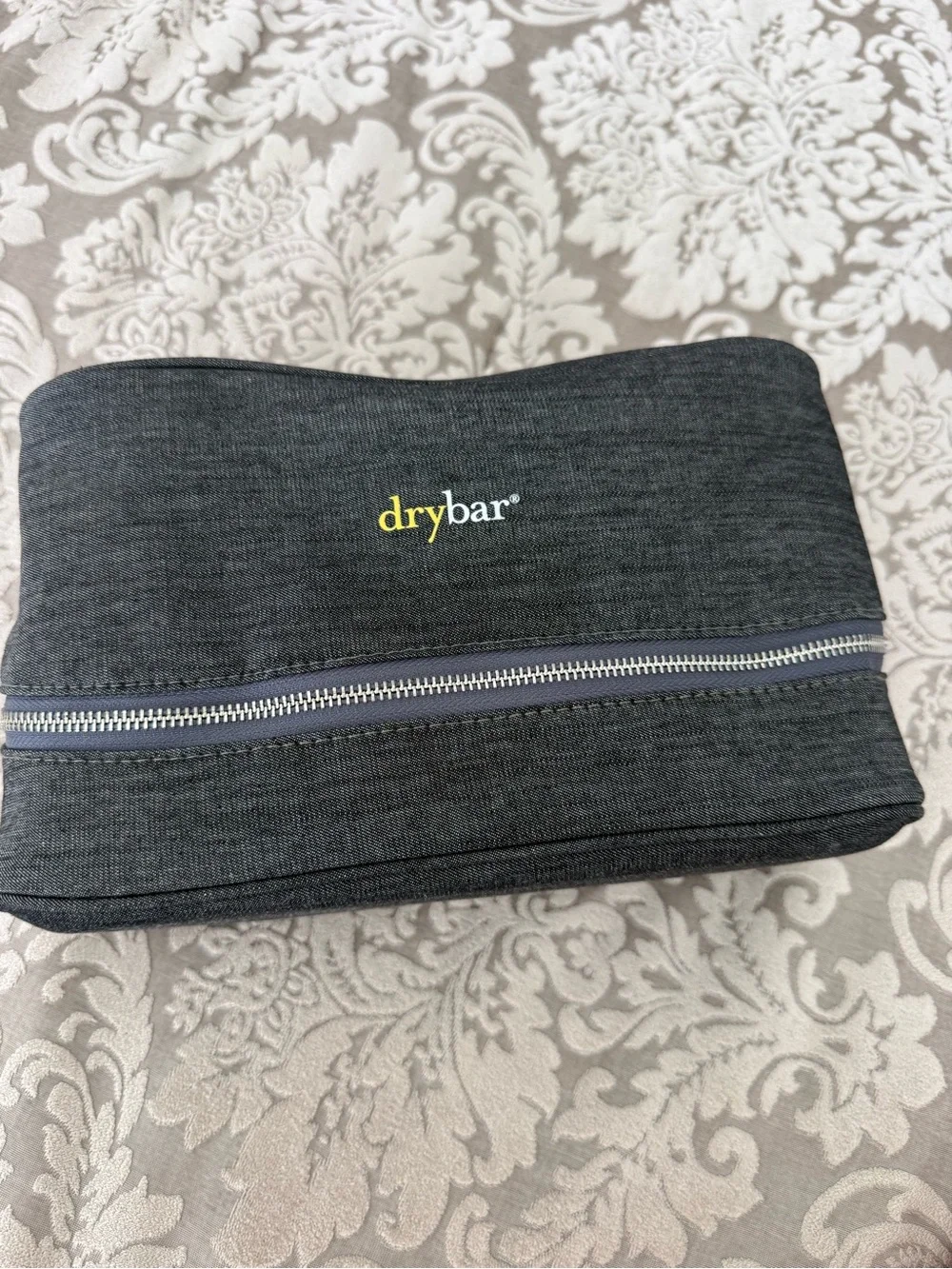 Drybar Gray and Yellow Heated Rollers Set with Yellow Clips